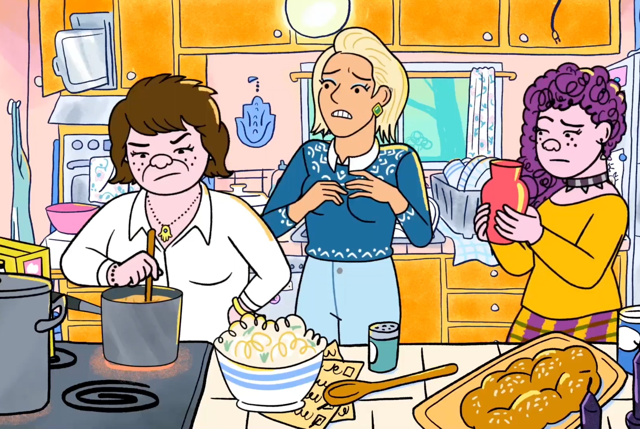 Long Story Short, nova animação da Netflix, retrata décadas da família Schwooper com humor e drama - Imagem do artigo original