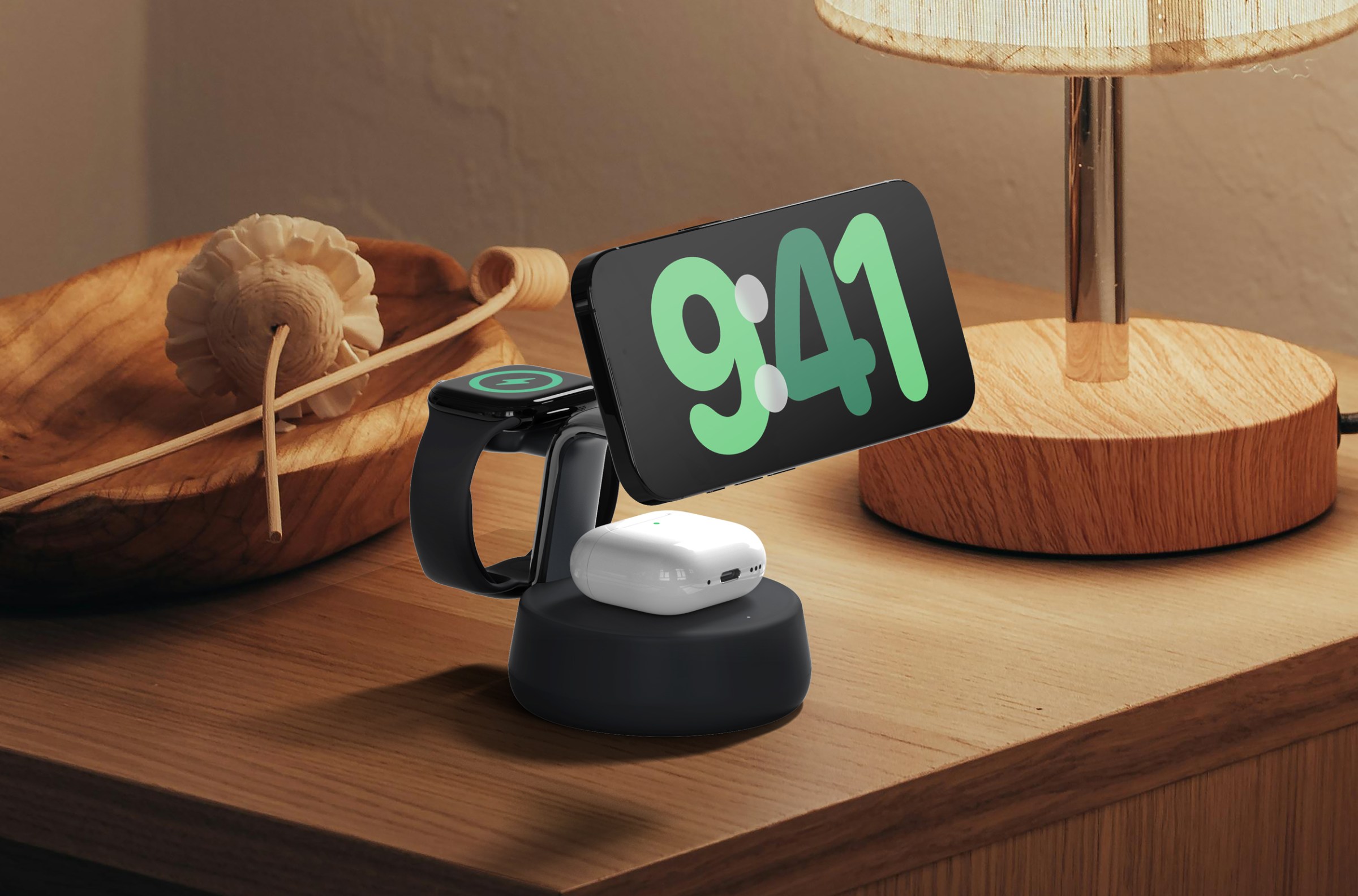 Belkin lança três carregadores Qi2 de 25 W para até três dispositivos simultâneos - Imagem do artigo original