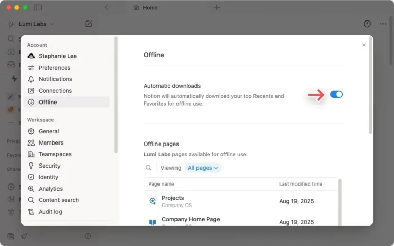 Notion libera modo offline para computadores e celulares
