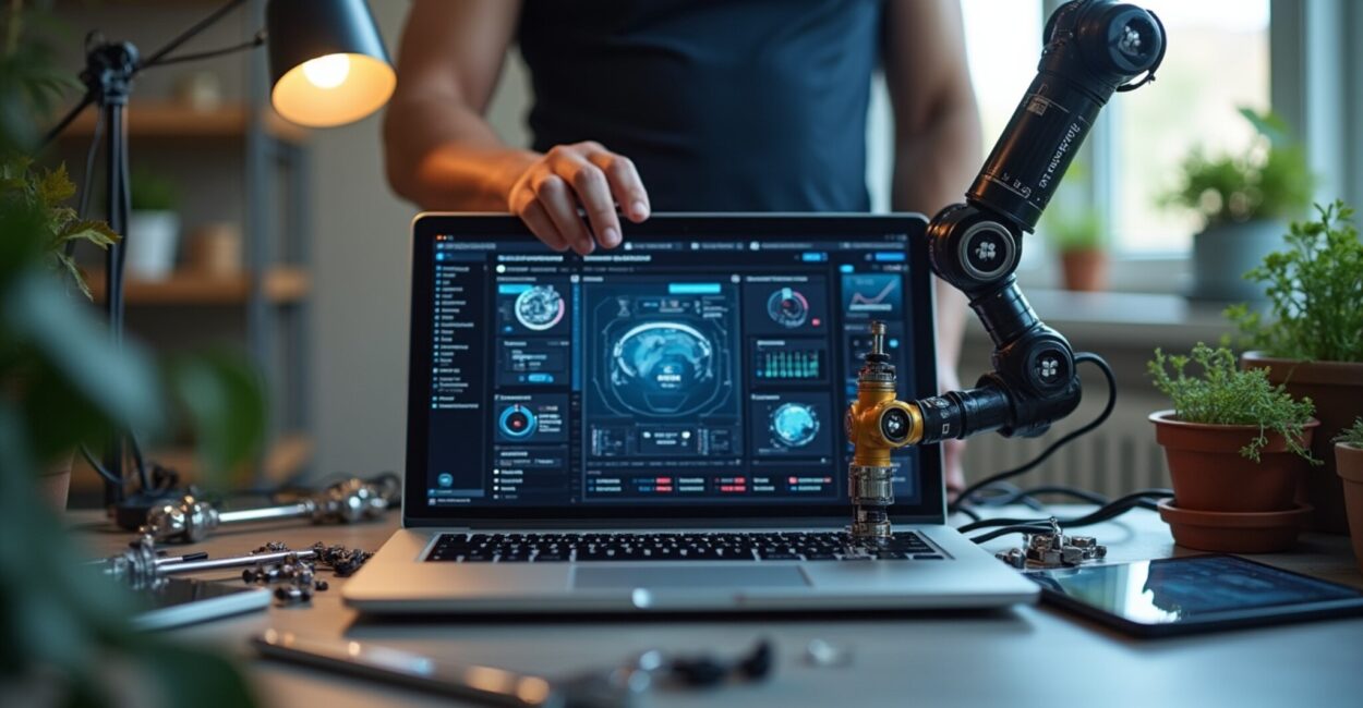 IA manutenção pequenos espaços