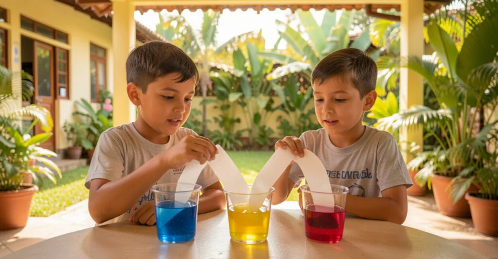 Experimentos científicos simples com água