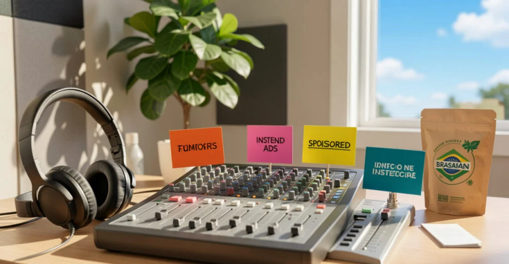 Formatos de publicidade em podcast e o efeito na experiência