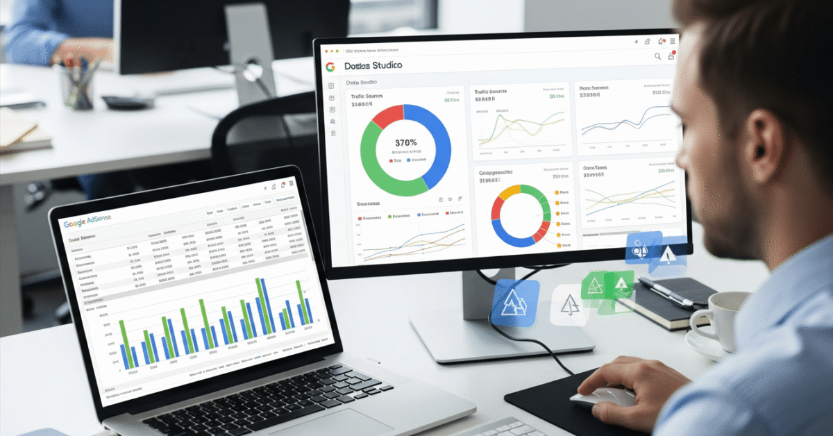 Automatizar Relatórios AdSense com Data Studio