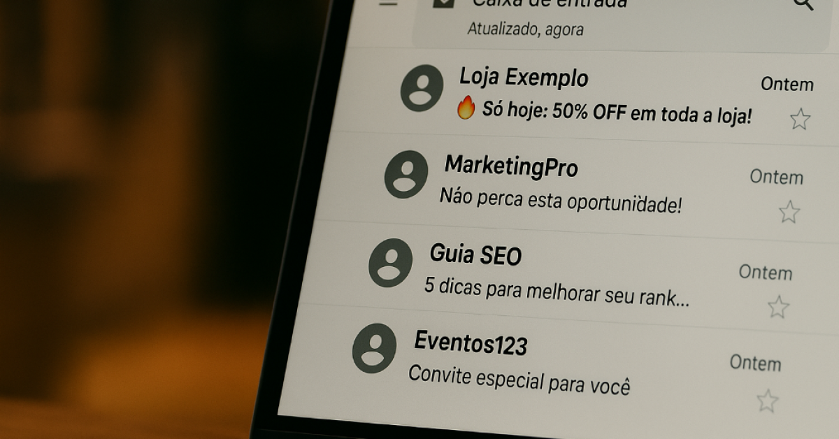 assunto email marketing