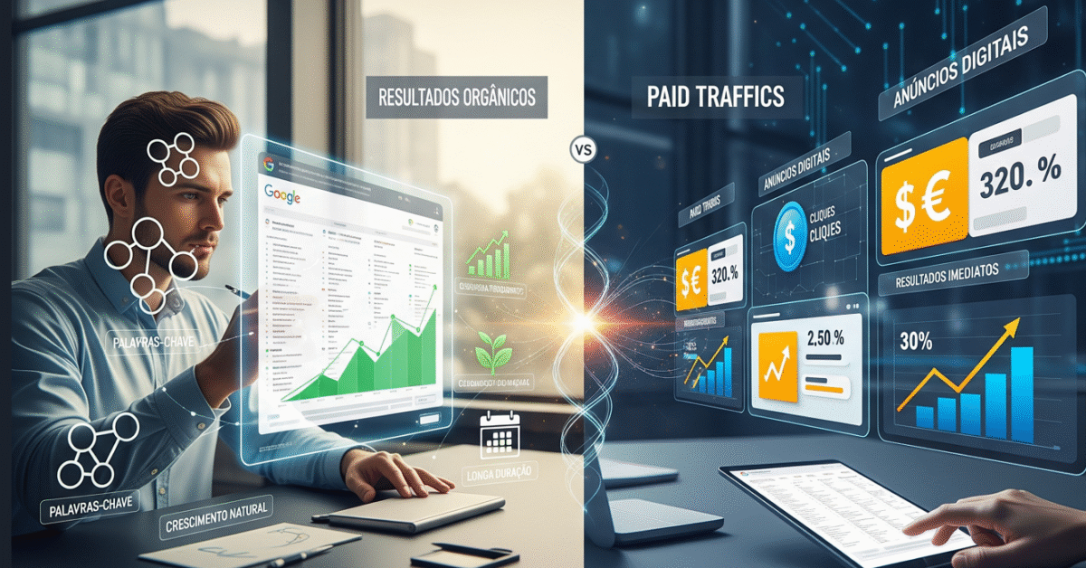 SEO x Tráfego Pago Qual Gera Resultados Sustentáveis SEO x Tráfego Pago Qual Gera Resultados Sustentáveis