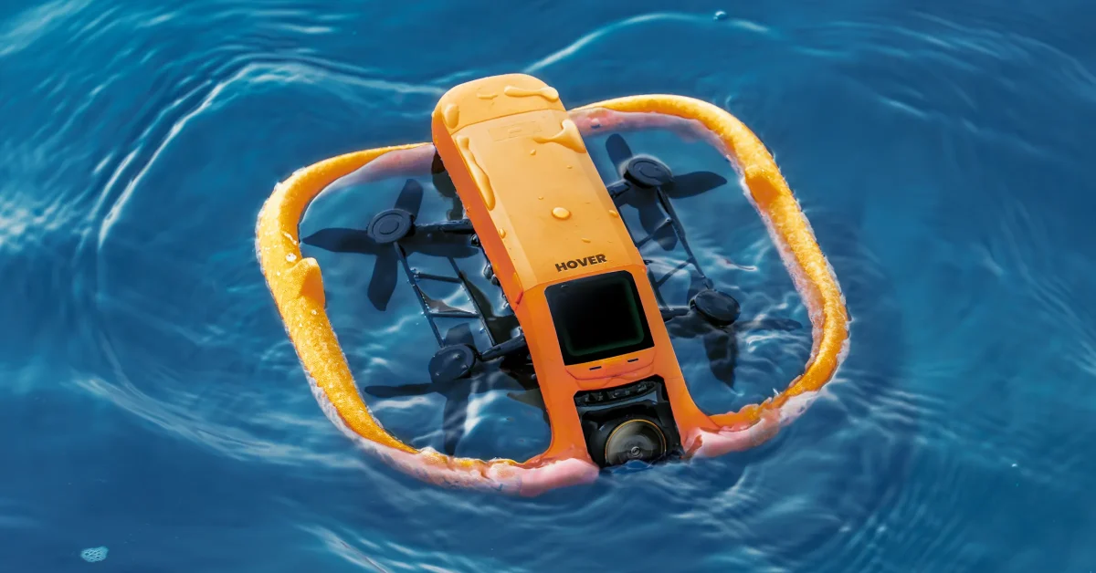 Imagem destacada - HoverAir Aqua: novo drone flutuante decola e pousa na água com vídeo em 4K