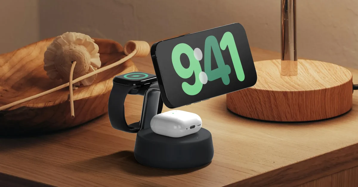 Imagem destacada - Belkin lança três carregadores Qi2 de 25 W para até três dispositivos simultâneos