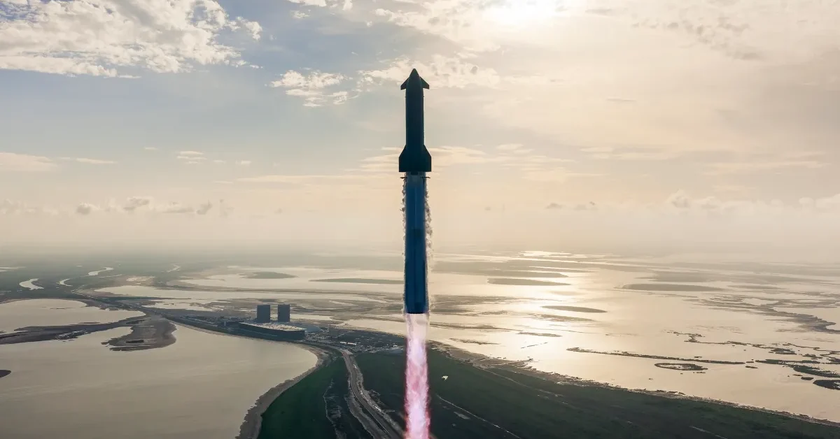 Imagem destacada - SpaceX usa 10º voo de teste do Starship para comprovar resistência a falhas